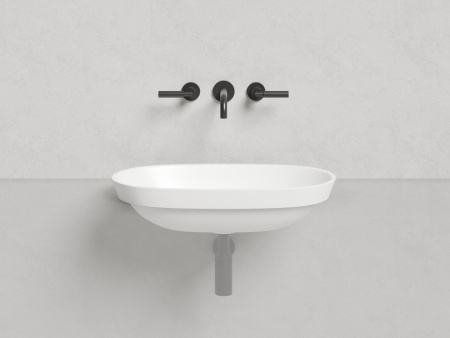 Раковина из искусственного камня S-Stone Salini MAREA 1802201MF 60х40 полувстраиваемая цвет мультиколор